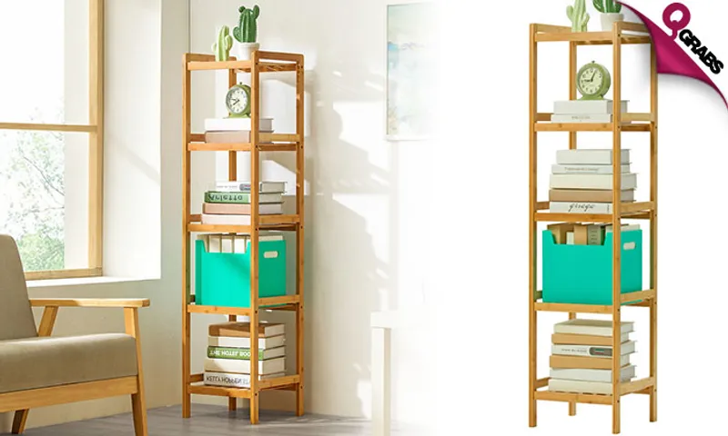 DIY 5-Tier Bamboo Shelf!